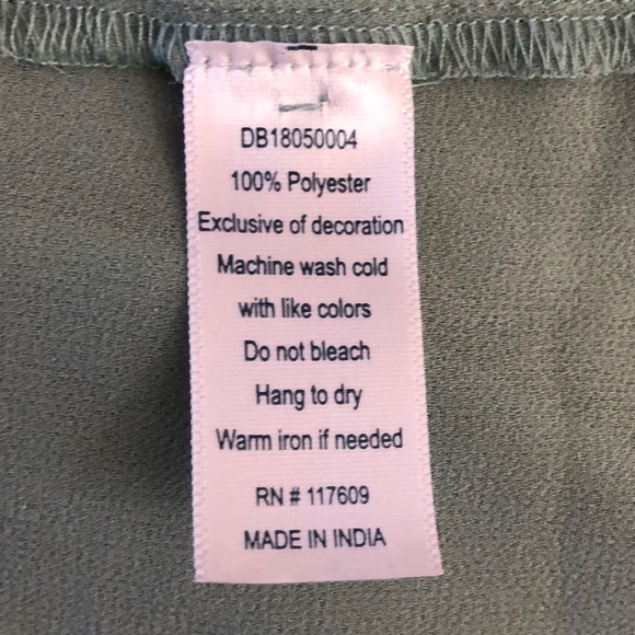 DOWNEAST collar sheer blouse - Picture 8 of 8